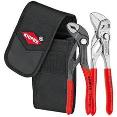 a pair of pliers in a pouch with the words knipex tools on it