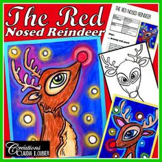 the red nosed reindeer coloring book