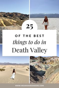 Get ready to explore the best things to do in Death Valley National Park. Whether you're a seasoned desert explorer or a curious first-timer, prepare to be amazed by the hidden gems of Death Valley as well as the top things to do in Death Valley. Add these spots to your Death Valley bucket list! | what to do in death valley national park | what to see in death valley | death valley things to do | death valley things to see Road Trip Itinerary, United States Travel, Road Trip Usa, North America Travel, Best Places To Visit