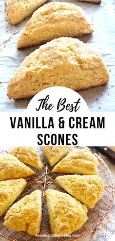 the best vanilla and cream scones recipe