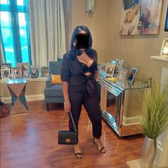 3 Piece Fashion Nova Set New With Tags. The Shirt Is Over Sized, The Pants Are Ankle Length Slim Fit. The Material Is Very Light Weight So A Summer Wear Is Absolutely Suitable. I’m Usually A Size 8-10 In Women’s And The Medium Fits Me Perfectly. You Can Wear The Shirt Open Or Tie It In The Front If You Wish. You Can Also Pair It With A Different Bra If You Like As I Did In The Featured Photo. Casual High-waist Jumpsuits And Rompers For Going Out, Casual High Waist Pantsuit For Party, Casual Black Pantsuit For Night Out, Casual High-waisted Pantsuit For Night Out, Black Spring Pantsuit For Going Out, Black Pantsuit For Going Out In Spring, Fashion Nova Pants, Over Sized, Baddie Outfits Casual