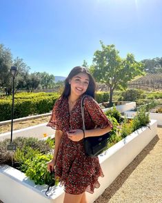 What to Wear to a Winery + 9 Outfit Ideas - Lux & Concord Floral Mini Dress, Black Maxi Dress