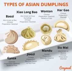 Asian Dumplings, Culinary Cooking, Homemade Cookbook, Culinary Techniques, Food Infographic, Healthy Homemade Recipes, Food Info, Smart Kitchen, Delicious Snacks Recipes