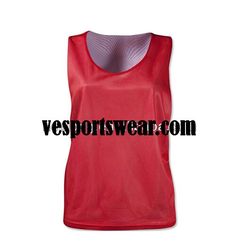 a red basketball jersey with the word sportswear com on it's chest and bottom