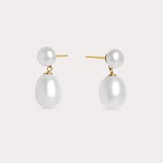 Reina Gold Pearl Pendant Earrings | Birdy Grey Mejuri Pearl Earrings, Pearl Pendant Earrings, Birdy Grey, Pendant Earring, Pearl Drop Earrings, Gold Pearl, Pearl Drop, Pendant Earrings, Birdy