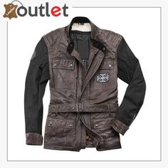 Retro Style Motorcycle Leather Jacket Motorbike Leathers, Motorcycle Leather Jacket, Motorcycle Jacket Mens, Retro Motorcycle, 70’s Fashion, Racing Jacket, Retro Mode, Real Leather Jacket, Motorcycle Leather