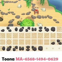 an animal crossing game is shown in this image