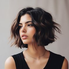 The Bob Revolution: Styling the Classic Cut for 2024 Blow Dry Short Hair For Volume, Bob With Movement, Blow Dry Bob For Volume, How To Blow Dry Short Hair For Volume Bob Haircuts, Volume Bob, Voluminous Bob, Short Brunette, Bob Hairstyle Ideas, Short Brunette Hair