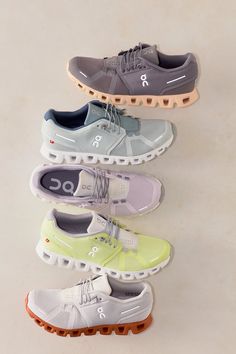 On Cloud 5 Sneakers | Free People On Cloud 5 Shoes Outfit, On Cloud Shoes Outfit, Athletic Girls, Europe Summer, Sneaker Dress Shoes, Sneakers Outfit, Trendy Shoes