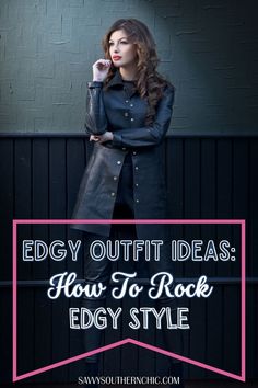 If you would define your style as rock star, cutting edge, and striking, you probably love a full on edgy wardrobe. However, you might describe your style as confident, bold and unexpected and have an edgy style personality. Learn all about the elements and pieces you need to create edgy outfits. Edgy Outfits Over 40, Effortless Edgy Outfits, Rocker Mom Style, Sophisticated Edgy Style, Edgy Classy Outfits, Rock Chick Style Over 40, Dress Like A Rockstar, Edgy Professional Outfits, Rock Star Fashion