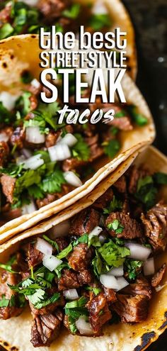 the best street style steak tacos