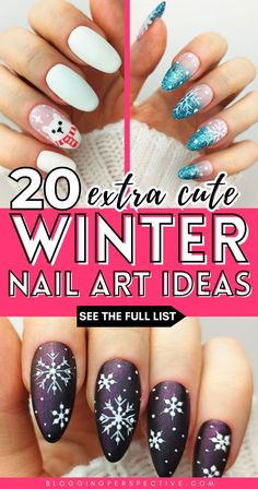 These winter nails are perfect for a flawless winter look! From trendy winter nails 2024 to chic winter nails 2025, this list of winter nail designs has something for everyone. Whether you’re into bold winter nail art or cute snowflake nails, you’ll find your perfect style here. Check out these winter nail inspo now on the blog! Trendy Winter Nails, Winter Nail Art Ideas, Festive Nail Designs, Velvet Nails, Bears Nails, Elegant Nail Art, Nail Colors Winter, Sweater Nails, Nail Pops