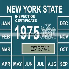 the new york state inspection certificate