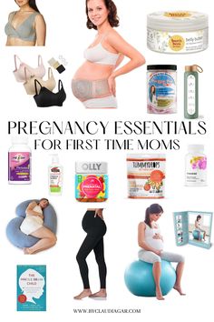 pregnant women's products and their baby bumps for the first time moms