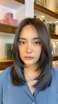 Layered Bob Long, Pretty Hair Cuts, Long Layered Bob, Medium Hairstyle, Hair Tint, Straight Hair Cuts, Medium Layered Haircuts, Hair Color Inspiration