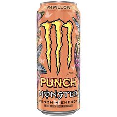 a can of monster punch monster energy drink