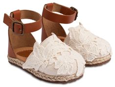 Leather baby Girl Greek sandals with lace Leather in/ out - Ivory/Camel (bicolor) Ancient Greek style collection for summer Handmade in Greece - Luxury kids footwear  Wedding / Baptism / First steps gift  Size options available for EU, US 👣  Order shoes here : https://etsy.me/2lXSydz Order outfit here : https://etsy.me/2krsaZ9 👣  AFTER CONTACT Options Organize the event in Greece Order complete baptism set Combine Shipping cost Create the event, based on the color, environment, theme , style, Adjustable White Closed Toe Espadrilles, White Adjustable Round Toe Espadrilles, Girls Wedding Shoes, Leather Baby, Greek Style, Leather Espadrilles, Star Shoes, Greek Sandals, Baby Walker