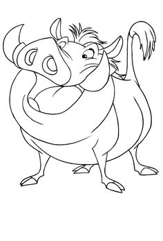 a cartoon character from the lion and the mouse coloring pages for kids to print out