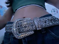 Sparkly Belts, Belt Western, Y2k Belt, Bling Belts, 2000s Clothes, Y2k Accessories, Cowboy Belt, Belt For Men