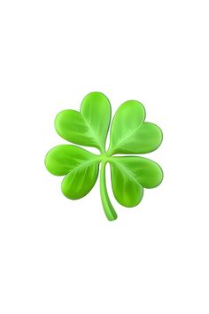 a four leaf clover on a white background