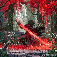 Anime Knight, Bloodborne Art, Piskel Art, Pixel Art Background, Comic Book Art Style, Dark Souls Art, Cool Pixel Art, Pixel Art Characters, Pix Art