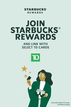 the starbuck's reward card features a woman holding a magic wand and stars