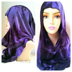 Hoodjabi Niqab, Knitting Materials, Infinity Scarf, Hijab Fashion, Knit Jersey, Hats, How To Wear