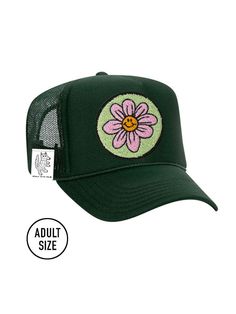 Our Woolf With Me® trucker hat is perfect for your sunshine adventures!☆Customize this adult trucker hat by adding interchangeable velcro embroidered patches! SIZE: Adult Size. Adjustable Snap Back Foam Front, 100% Polyester Mesh Back Spring Trucker Hat For Outdoor Activities, Casual Outdoor Trucker Hat With Embroidered Patch, Playful Curved Brim Trucker Hat For Outdoor, Adjustable Trucker Hat With Patches For Outdoor, Green Summer Trucker Hat For Outdoor Activities, Playful Outdoor Trucker Hat With Curved Brim, Outdoor Adjustable Trucker Hat With Patches, Playful Snapback Trucker Hat For Outdoor, Outdoor Trucker Hat With Patches And Curved Brim