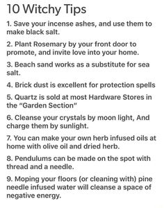 Make Black Salt, Witchy Activities, Herb Infused Oils, Incense Ashes, Plant Rosemary, Garden Section, Brick Dust, Witchcraft Spells For Beginners, Hardware Stores