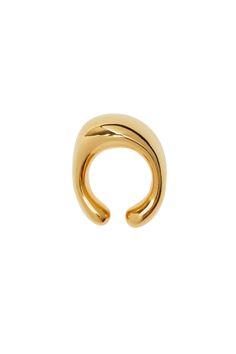 Inspired by Carl Auböck’s sleek and modern shapes. Ultra lightweight, the Aubock ring is perfect for everyday wear. Chic Yellow Gold Ring With Polished Finish, Chic Polished Finish Formal Ring, Chic Polished Open Ring, Chic Open Ring With Polished Finish, Chic Polished Finish Open Ring, Modern Gold Rings For Everyday Luxury, Modern Dome Ring With Open Band, Modern Rings With Polished Finish For Everyday Luxury, Modern Dome Ring With Open Band For Formal Occasions