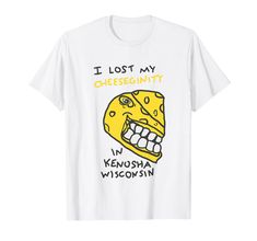 PRICES MAY VARY. Introducing the "I Lost My Cheeseginity in Kenosha Wisconsin " t-shirt, a funny and trendy tee. Wear it with a confident smile, showcasing your sense of humor and trendy vibes. Suitable gag gifts for Cheese Lover Funny Quote, Funny Saying, Men, Women, Mom, Dad, Grandpa, Grandma, Sister, Brother, Son, Daughter, Wife, Husband on Birthday, Mothers Day, Fathers Day Thanksgiving Dinner, Thanksgiving, Fall, Autumn, Halloween, Christmas Lightweight, Classic fit, Double-needle sleeve an Wisconsin Funny, Cheese Lover Gifts, Kenosha Wisconsin, Dinner Thanksgiving, Autumn Halloween, Meme Tshirts, Cheese Lover, Trendy Tee, Kids Luggage