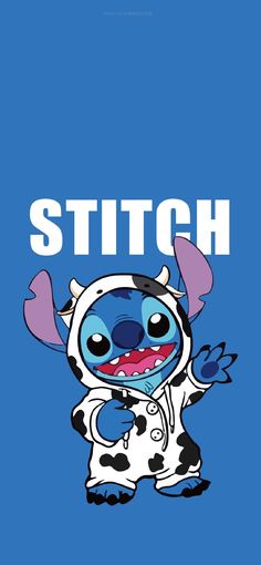 stitch with the words stitch on it and an image of stitch in front of it