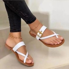 Women's Sandals 2024 | Flat Sandals | Black Sandals | Prolyf Styles – ProLyf Styles Formals For Men, Summer Flat Sandals, Casual Weekend Style, Chic Winter Style, Summer Sandals Flat, Women Flat Sandals, Trendy Heels, Going Out Looks, Summer Flats