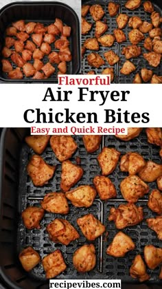 air fryer chicken bites are easy and quick to make with the help of this recipe