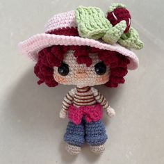 Strawberry Shortcake Crochet, Diy Plush Dolls, Secret Secret, Small Stuff, Crochet Fashion Patterns, Crochet Inspo, Embroidered Clothes, Cartoon Tv, Handmade Dolls