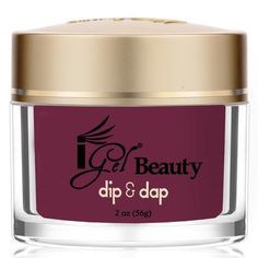 Benefits Odorless Lightweight Durable High Shine Easy to Use No MMA Looks & Feels Natural Healthy Nails with Added Vitamins and Calcium No UV/LED Light Needed Size: 2 oz (56g) Note: Bond, Base Coat, Activator, Top Coat are needed for the Dip & Dap application. Igel Beauty Dip Powder, Dip Polish, The Dip, Nail Dip, Soak Off Gel, Healthy Nails, Dip Powder, Glitz And Glam, Nail Supply