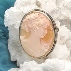 This Is Such A Pretty Vintage Cameo Brooch. Beautiful Carving And Character In The Shell. Set In .800 Silver. There Is A Very Small Bale So This Can Be Easily Converted Into A Pendant If. Desired. This Is A Nice Smaller Size And Measures Just Under 1-3/8" X Just Over 1" Wide. There Is A Safety On The Pin. Marked .800. Please Ask Any Questions By Commenting Below! I Ship Within 2 Days But Please Reach Out If You Have A Time Issue So I Can Expedite! I Am Happy To Discount Bundles But Please Feel F Vintage Cameo, Cameo Brooch, Bundles, Carving, Women Jewelry, Feel Free, Orange, Pendant, Silver