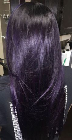 Dark Purple Hair, Hair Color Streaks, Vlasové Trendy, Hair Color Purple