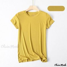 Olivia Mark - Black Short-Sleeved Face Mask T-Shirt with a Loose and Comfortable Fit for Women Cheap Casual Mango Tops, Ginger Women, Black Evening Gown, Low Neckline, Layer Top, Black Mask, Facial Mask, Basic Shirts, Home T Shirts