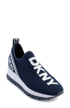 Eye-catching logos add unmistakable signature style to this sporty and modern slip-on sneaker. Cushioned footbed Textile upper/synthetic lining and sole Imported Sporty Slip-on Sneakers For Light Sports, Sporty Slip-on Sneakers For Sports, Slip-on Sneakers With Rubber Sole For Jogging, Rubber Sole Slip-on Sneakers For Jogging, Slip-on Jogging Sneakers With Rubber Sole, Dynamic Style Slip-on Sneakers With Branded Insole For Sports, Dynamic Slip-on Sneakers With Branded Insole For Sports, Modern Slip-on Sneakers For Jogging, Sporty Slip-on Sneakers