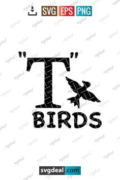 the letter t is for birds svg file