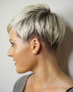 71 Super Short Pixie Cuts That Are Still Feminine Wavy Pixie Haircut, Super Short Pixie Cuts, Very Short Pixie, Very Short Pixie Cuts, Super Short Pixie, Curly Pixie Hairstyles, Short Pixie Cuts, Short Hair Pixie, Very Short Haircuts