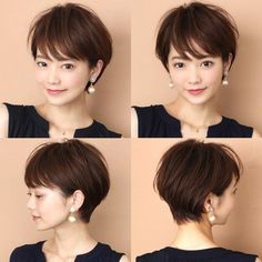 Best Haircut For Round Face, Haircut For Round Face, Pixie Haircut Ideas, Stylish Short Hair, Short Hair Pixie Cuts, Bridal Hair Updo, Bob Haircut For Fine Hair, Hair Arrange