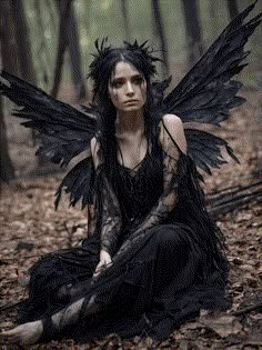 Spooky Fairy Aesthetic, Evil Fairies Costume, Witch Goddess Costume, Black Fairy Aesthetic Costume, Goth Fairy Fashion, Bat Costume Ren Faire, Dark Fairytale Outfit, Dark Faries Halloween Costume, Gothic Fairy Costume Diy