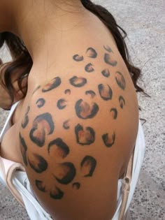 Cheetah Flower Tattoo, Leopard Print Leg Tattoo, Lepord Print Tattoo Ideas, Cheetah Spots Tattoo, Leopard Print Tattoos For Women, Leopard Print Arm Tattoo