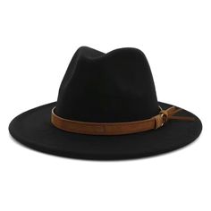 New Black & Tan Fedora Wide Brim Can Adjust With Inside Strings. Strap Is Adjustable And Removable As A Favorite Bling To It! Or Scarf! Carefully Shipped So You Get It!!! Do Not Bundle With Heavy Items Thanks Cheap Adjustable Wide Brim Fedora, Womens Fedora Hat, Black Fedora Hat, Womens Fedora, Black Fedora, Flat Brim Hat, Fedora Hat Women, Wide Brim Fedora, Church Hats