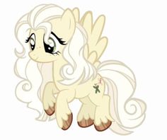 a white pony with long hair and big eyes