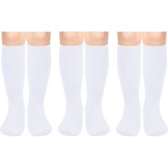 Kids Soccer Socks Toddler Soccer Socks Girls Boys Soccer Socks Kids Tube Socks with Stripes Toddler Knee High Socks. Kids Soccer Socks for Toddler Boys Girls Three Stripes Knee High Socks: Kids soccer socks are made of soft and comfortable combed cotton, with good sweat absorption effect and durability. They are suitable for boys and girls aged 3-6 years. Suitable for all seasons, easy to match, looks young and energetic, and is the best gift for kids. Kids soccer socks can also be used as dress White Knee-high School Socks, White Knee-high School Hosiery, White Knee-high Hosiery For School, White Stretch School Socks, White Stretch School Hosiery, White Stretch Hosiery For School, White School Socks, Toddler Knee High Socks, Toddler Soccer