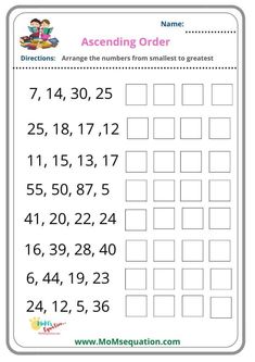 the missing numbers worksheet for kids