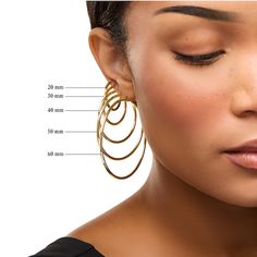 These 40.0 x 2.0mm polished tubular hoop earrings are fashioned in 14K rose gold and secure with latch backs. Cheap Tarnish Resistant Hoop Earrings For Formal Events, Gold Hoop Earrings Outfit, Tube Hoop Earrings, 14k Gold Hoop Earrings, Earring Hoops, Gold Book, Open Hoop Earrings, Heart Hoop Earrings, Hoop Earring Sets